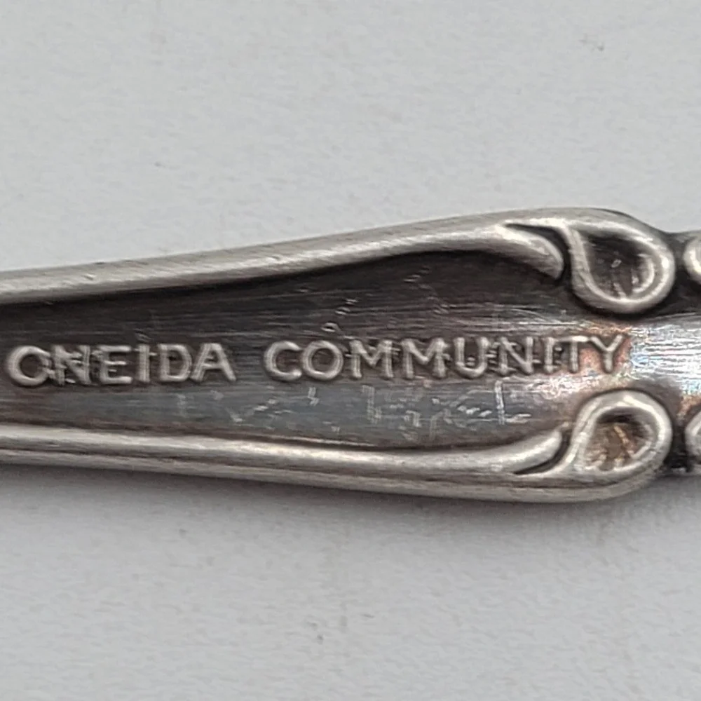 3pc VTG Oneida Community‎ Modern Baroque Silverplate Dinner Forks Flatware